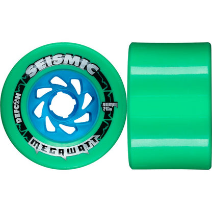 Seismic Megawatt Mint Longboard Wheels 90mm 76A