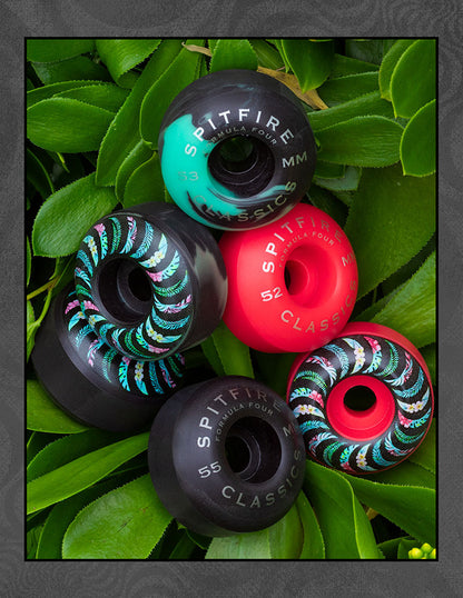 Rodas Spitfire Formula Four Floral Classic Black 55mm 99Du