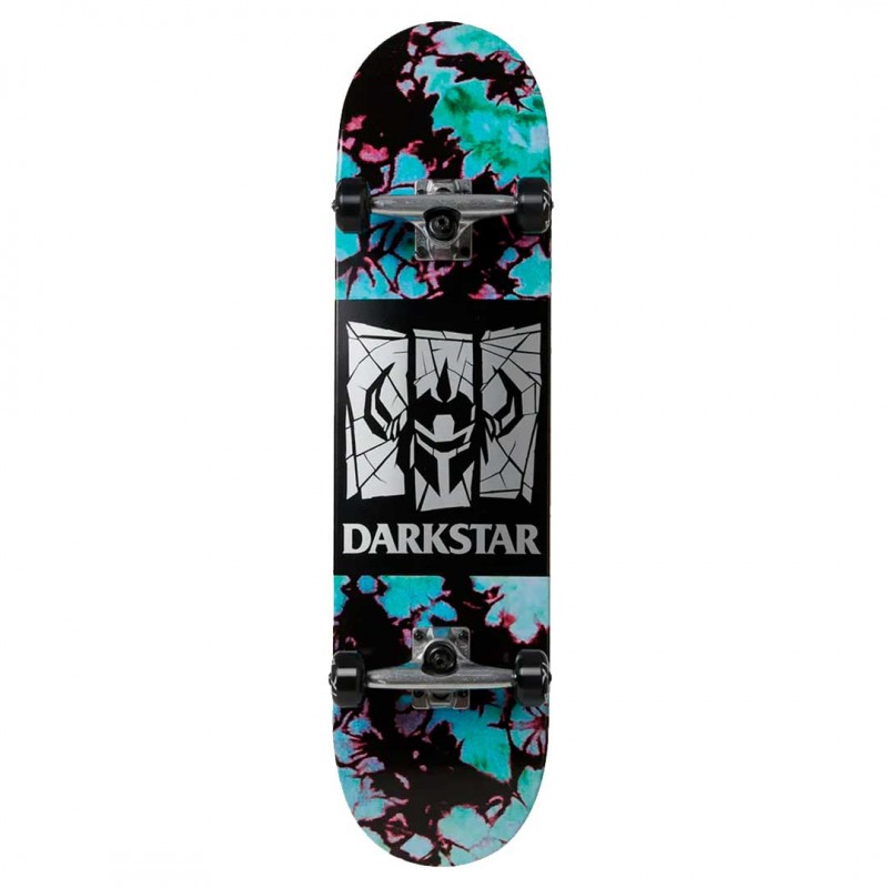 Darkstar Fracture Premium Silver Skateboard Complete 8.0"