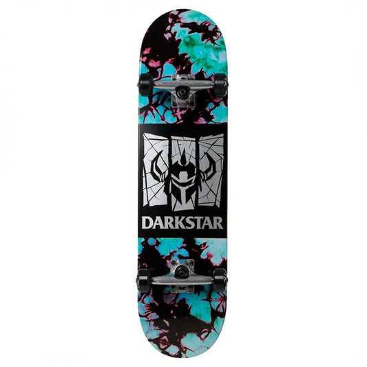 Darkstar Fracture Premium Silver Skateboard Complete 8.0 "