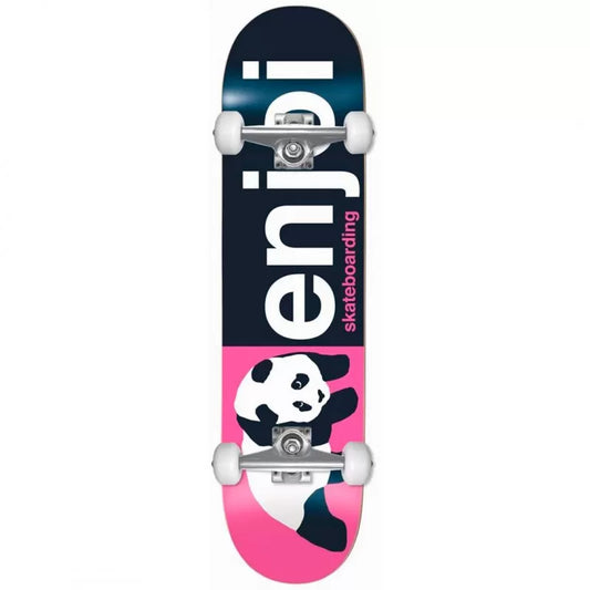 Enjoi Half and Half Pink Complete Skateboard - 8.0"
