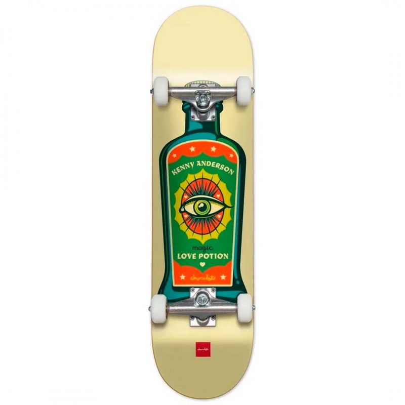 Skate Completo Chocolate Kenny Anderson Hecox Essentials - 7.75"