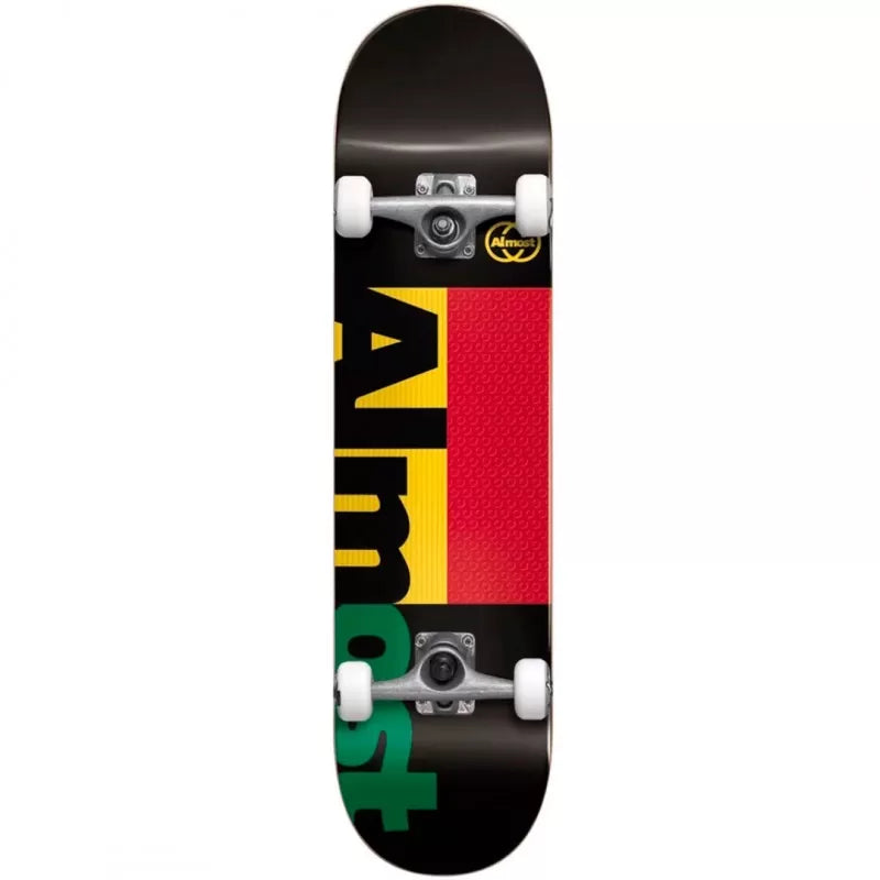 Skate Completo Almost Ivy League Premium Black Youth - 7.375'' (Mid)