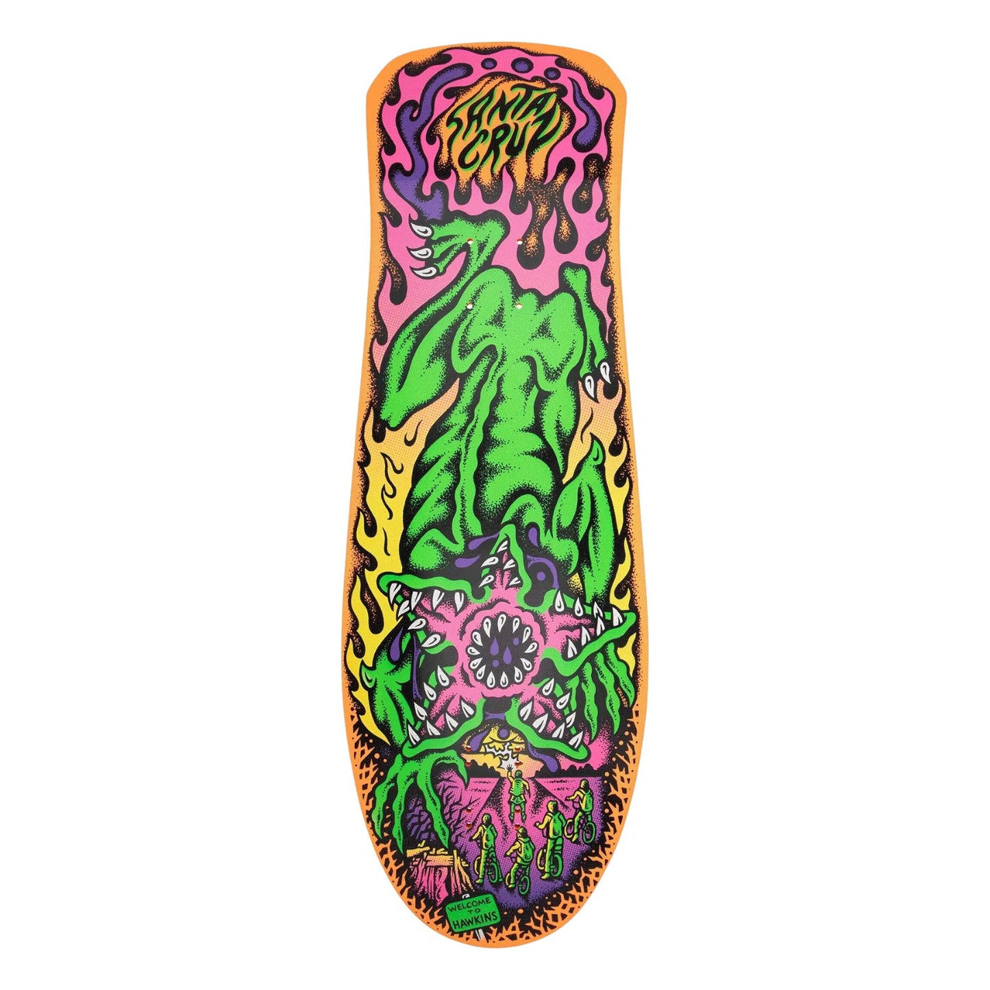 Santa Cruz Stranger Things Salba Demogorgon Skateboard Deck 10.3"