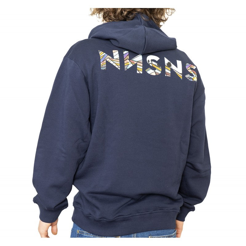 NNSNS Fill Logo Hoodie Sweatshirt - Navy