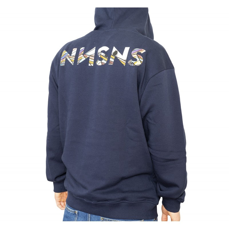 NNSNS Fill Logo Hoodie Sweatshirt - Navy