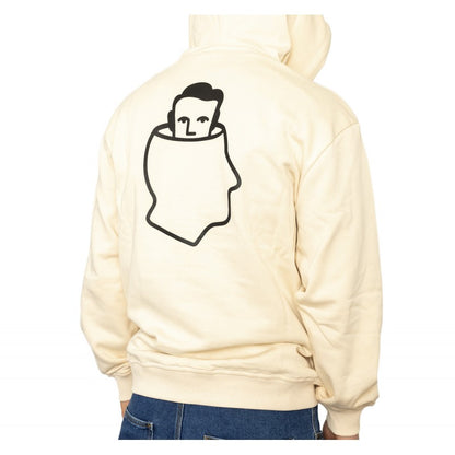 Sweatshirt Hoodie NNSNS Head Logo - Natural