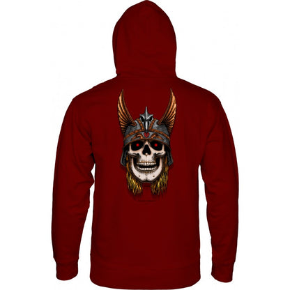 Sweat Hood Powell Peralta Andy Anderson Skull - Maroon
