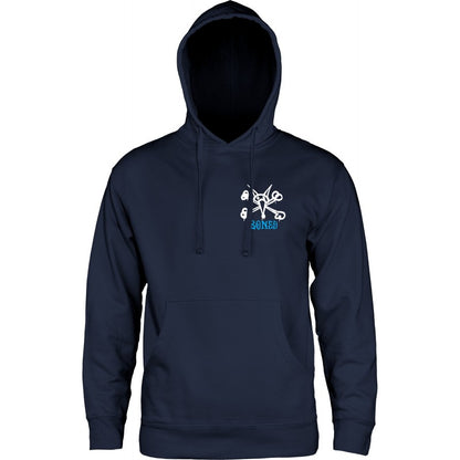 Sweat Hood Powell Peralta Rat Bones - Navy