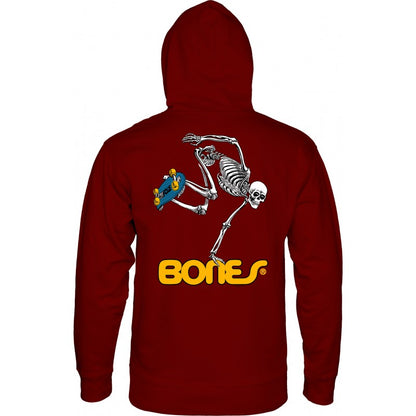 Sweat Hood Powell Peralta Skeleton Skate - Maroon