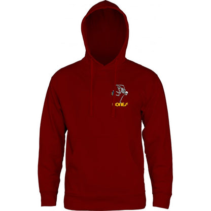 Sweat Hood Powell Peralta Skeleton Skate - Maroon