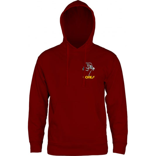 Sweat Hood Powell Peralta Skeleton Skate - Maroon