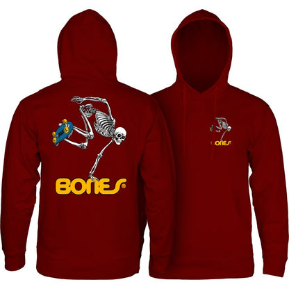 Sweat Hood Powell Peralta Skeleton Skate - Maroon