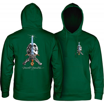 Sweat Hood Powell Peralta Skull & Sword - Alpine Green
