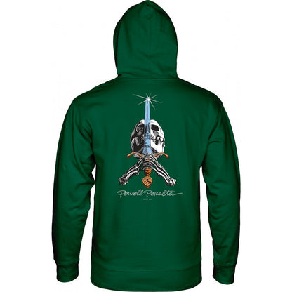 Sweat Hood Powell Peralta Skull & Sword - Alpine Green