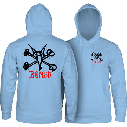Sweat Hood Powell Peralta Rat Bones - Aqua Blue