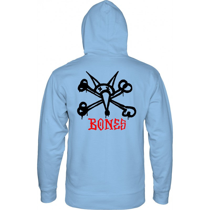 Sweat Hood Powell Peralta Rat Bones - Aqua Blue