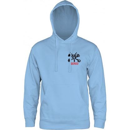 Sweat Hood Powell Peralta Rat Bones - Aqua Blue