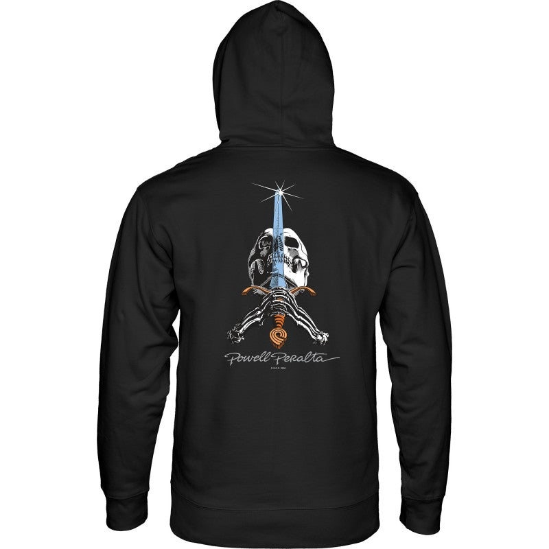 Sweat Hood Powell Peralta Skull & Sword - Black Blue