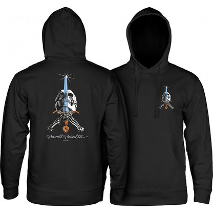 Sweat Hood Powell Peralta Skull & Sword - Black Blue