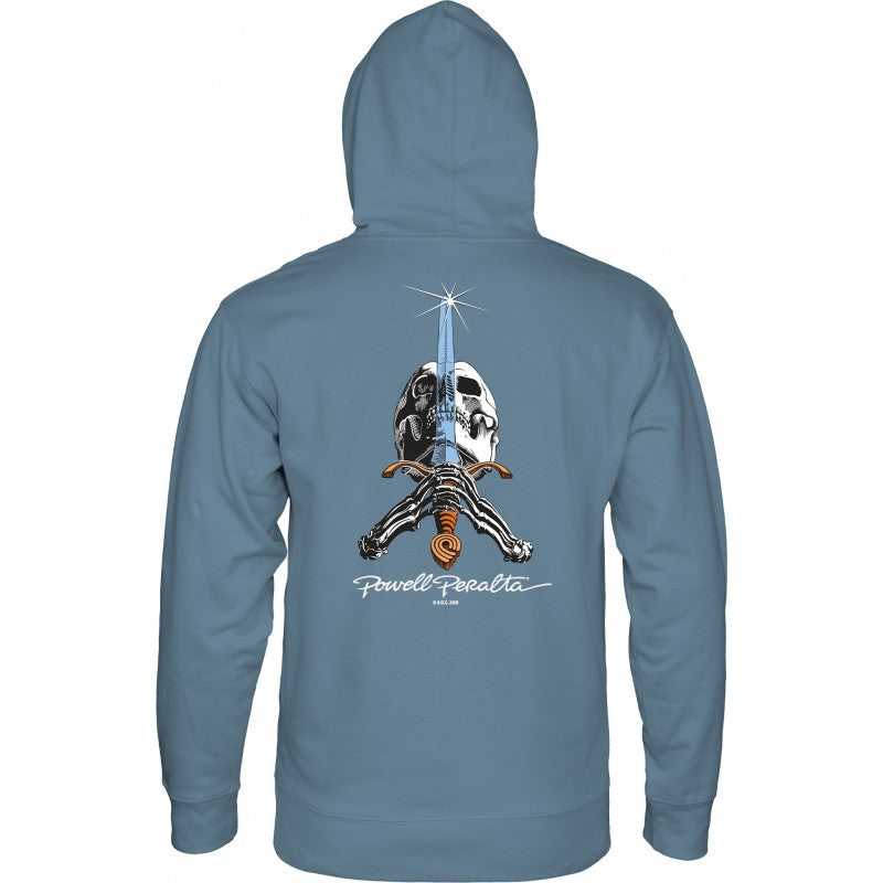 Sweat Hood Powell Peralta Skull & Sword - Storm Blue
