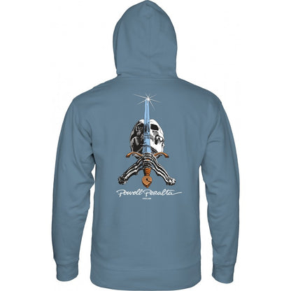 Sweat Hood Powell Peralta Skull & Sword - Storm Blue