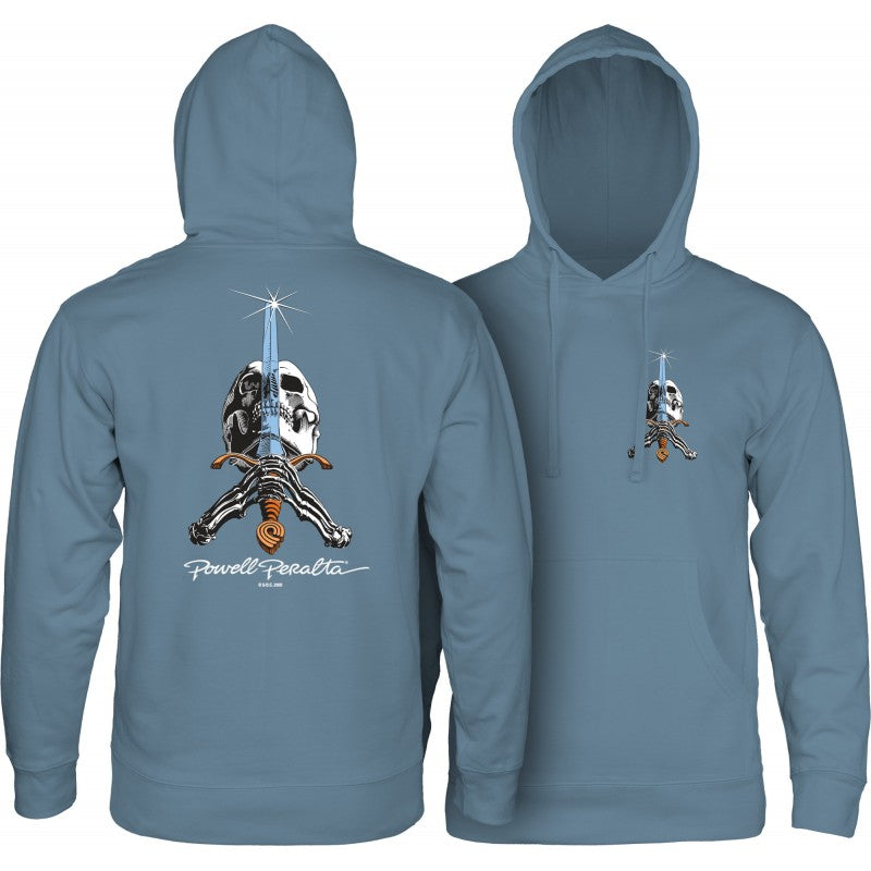 Sweat Hood Powell Peralta Skull & Sword - Storm Blue