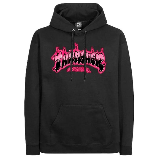 Sweatshirt Hoodie Thrasher Airbrush - Black