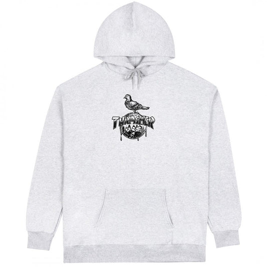Thrasher x Anti-Hero Cover The Earth Hoodie - Grey