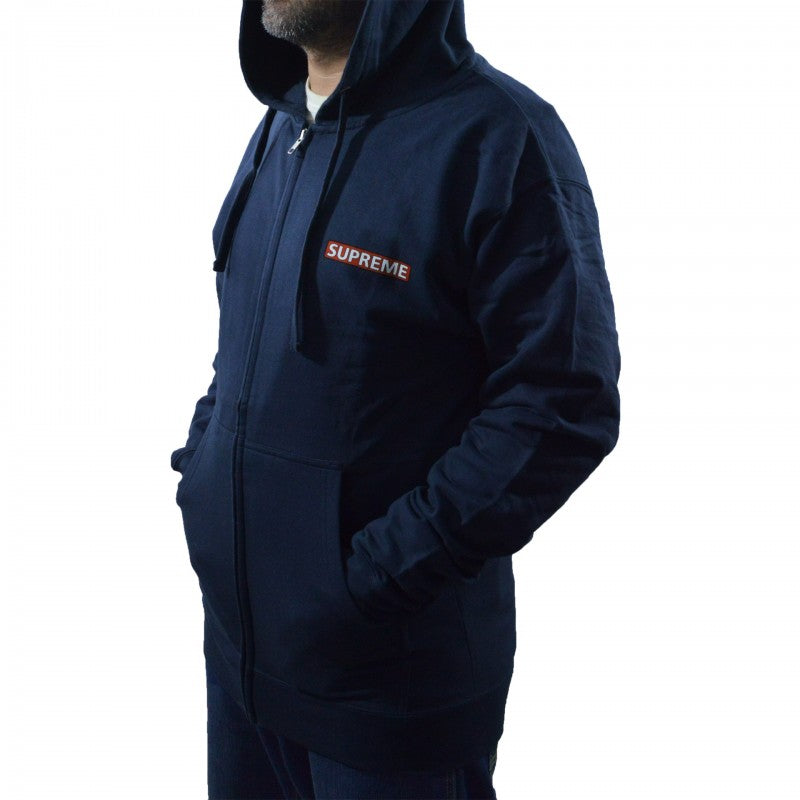 Powell Peralta Sweatshirt Hoodie Zip Supreme - Navy