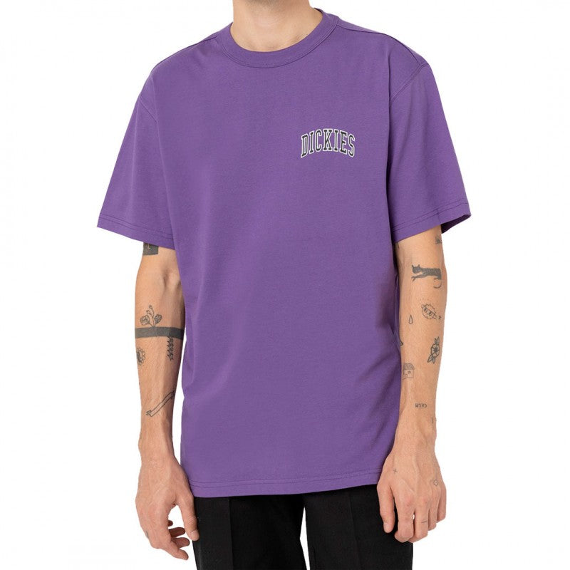 Dickies Aitkin Chest T-shirt - Purple