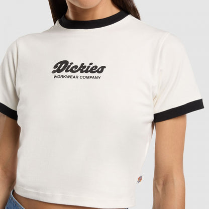 T-Shirt Dickies Lewistown Ringer W - Egret