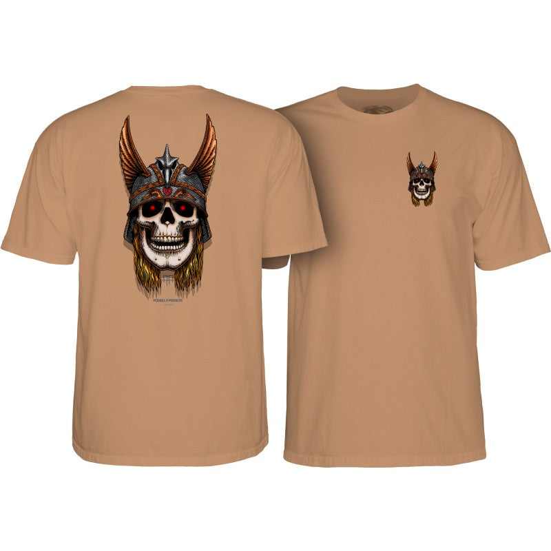 Powell Peralta Andy Anderson Skull T-shirt - Old Gold