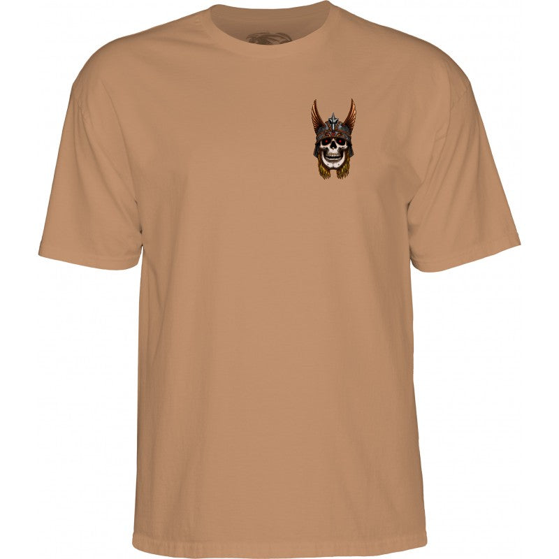 Powell Peralta Andy Anderson Skull T-shirt - Old Gold