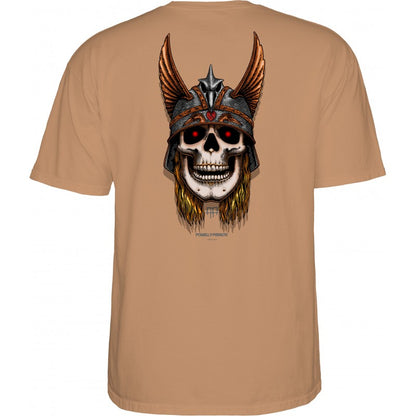 Powell Peralta Andy Anderson Skull T-shirt - Old Gold
