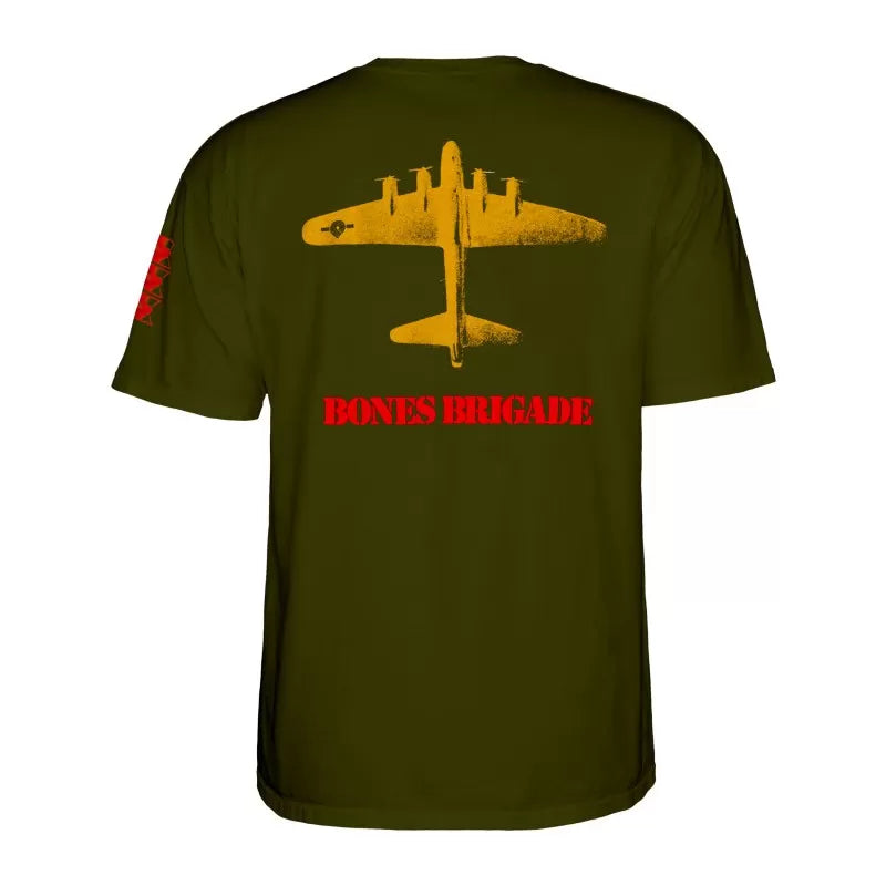 Powell Peralta Bones Brigade® Bomber T-Shirt - Military Green