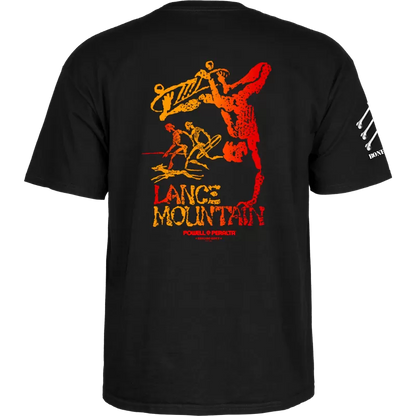 T-Shirt Powell Peralta Bones Brigade Lance Mountain Series 17 - Black