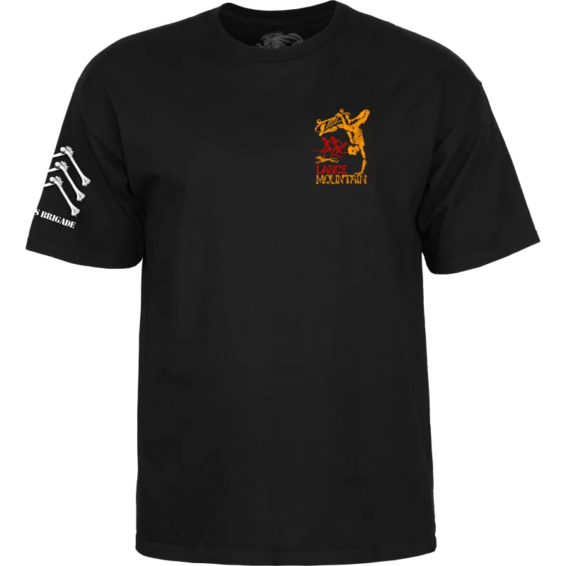 T-Shirt Powell Peralta Bones Brigade Lance Mountain Series 17 - Black