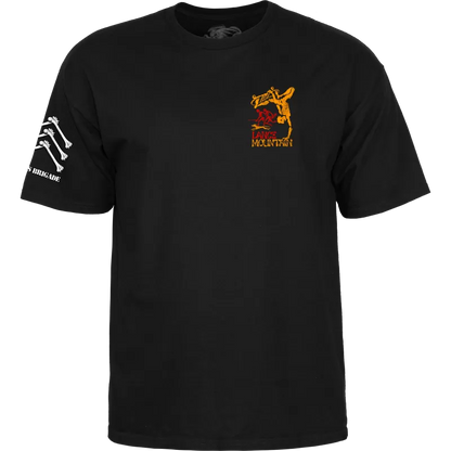 T-Shirt Powell Peralta Bones Brigade Lance Mountain Series 17 - Black