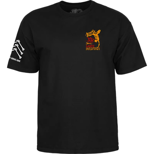 T-Shirt Powell Peralta Bones Brigade Lance Mountain Series 17 - Black