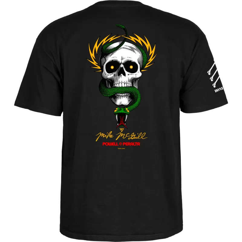 T-Shirt Powell Peralta Bones Brigade Mike McGill Series 17 - Black