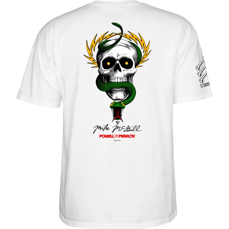 T-Shirt Powell Peralta Bones Brigade Mike McGill Series 17 - White