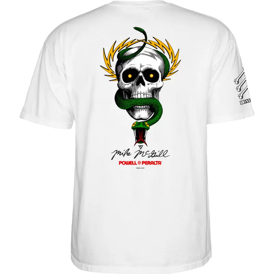 T-Shirt Powell Peralta Bones Brigade Mike McGill Series 17 - White