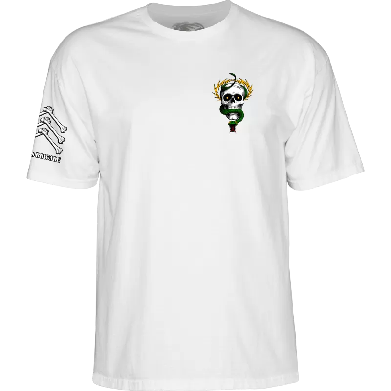 T-Shirt Powell Peralta Bones Brigade Mike McGill Series 17 - White