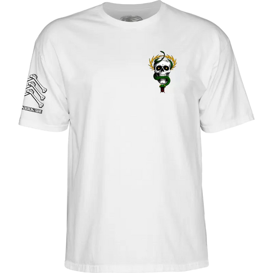 T-Shirt Powell Peralta Bones Brigade Mike McGill Series 17 - White