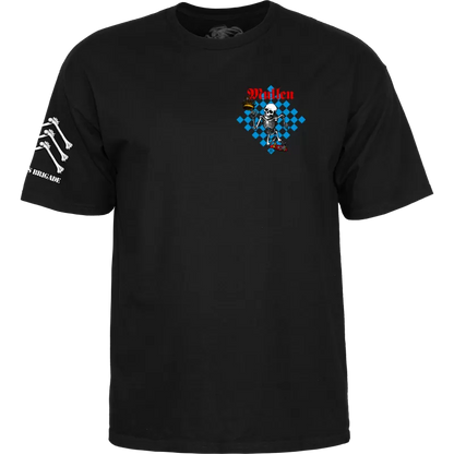 T-Shirt Powell Peralta Bones Brigade Rodney Mullen Serie 17 - Black