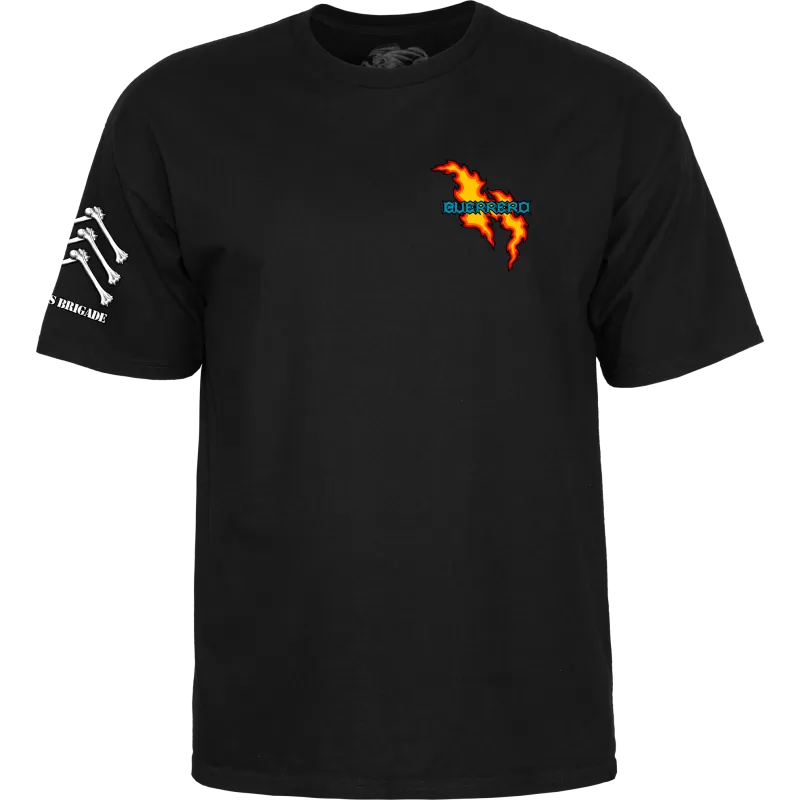 T-Shirt Powell Peralta Bones Brigade Tommy Guerrero Series 17 - Black