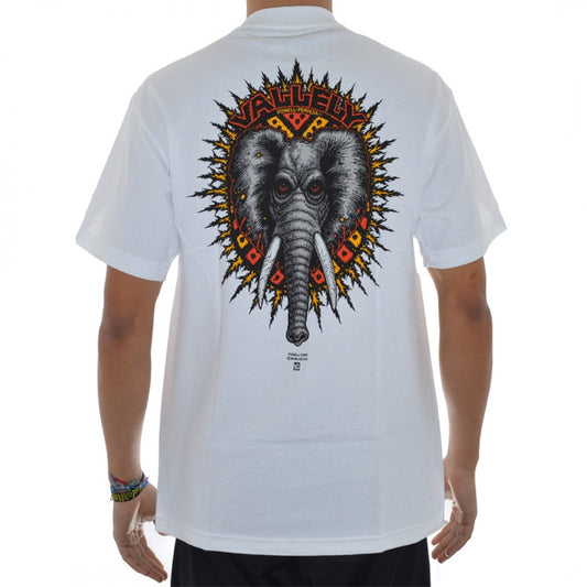 T-Shirt Powell Peralta Mike Vallely Elephant II Branco