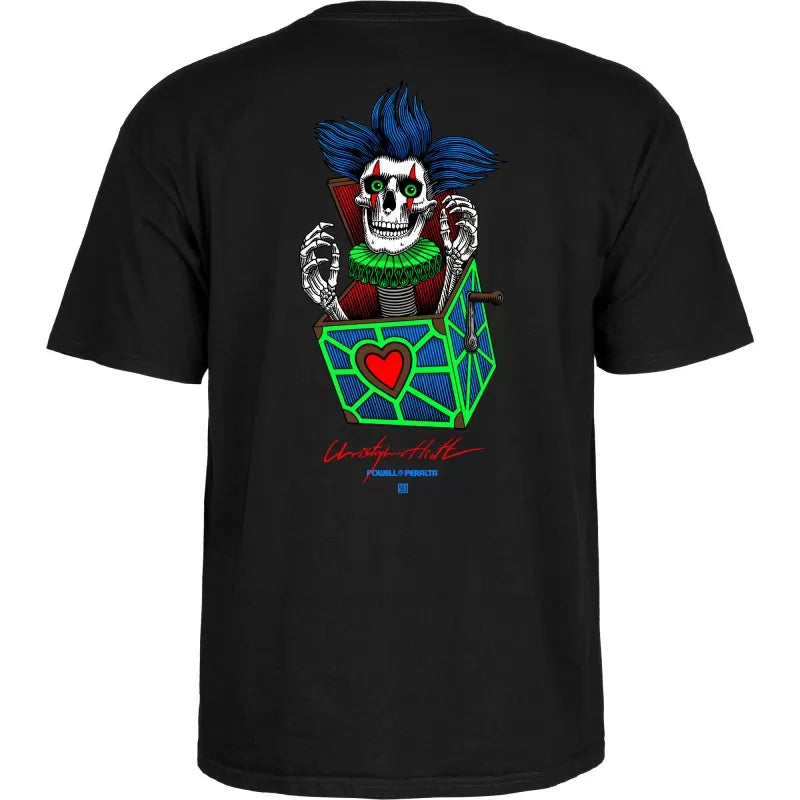 T-Shirt Powell Peralta Chris Hiett Skull - Black