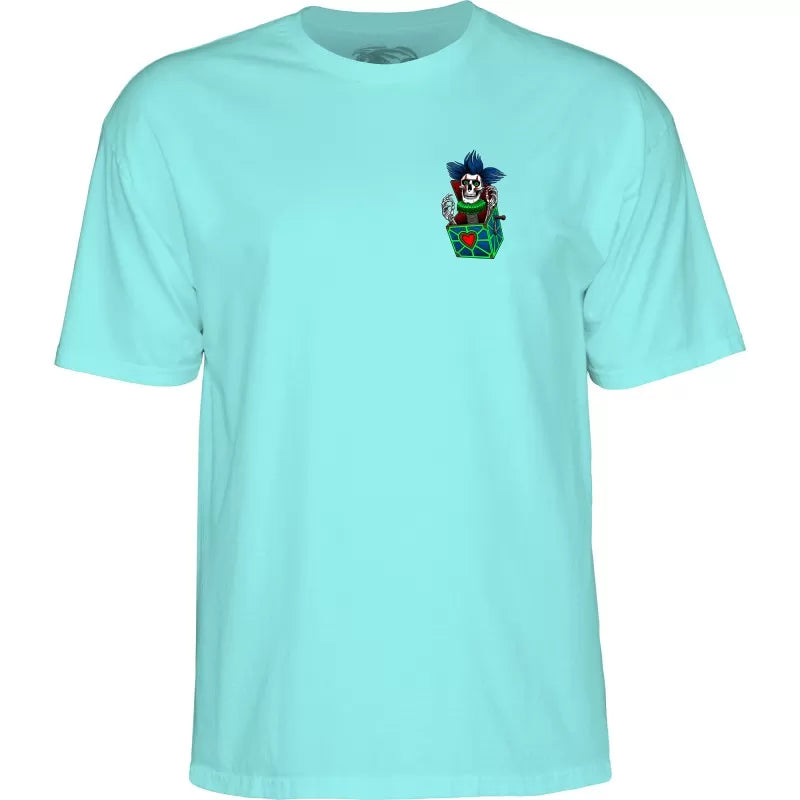Powell Peralta Chris Hiett Skull T-Shirt - Celadon